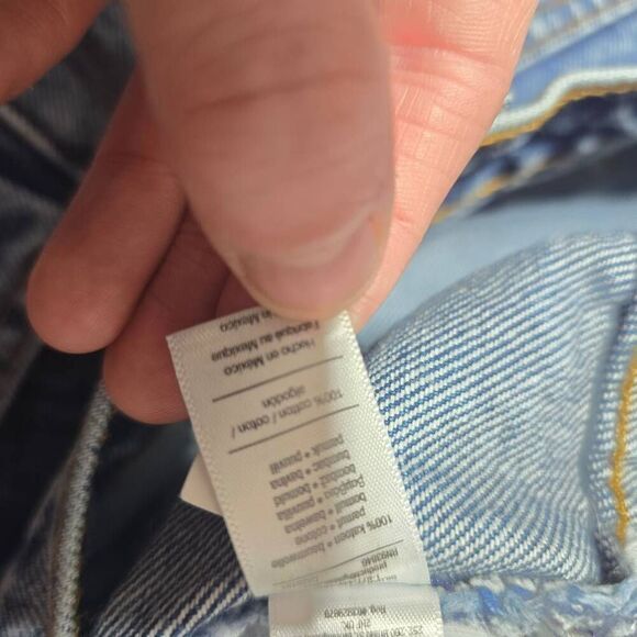 American Apparel Vintage Inspired Marble Wash High Waist Jeans Size 34 - Picture 4 of 4